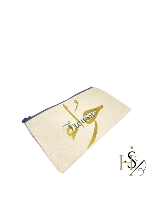Trousse dorée - personnalisée
